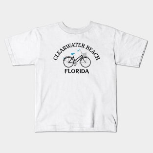 Clearwater Beach Bicycle Kids T-Shirt